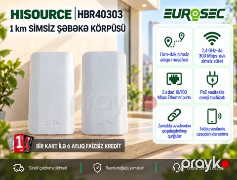 1KM simsiz bağlantı "HBR40303" — Bakı