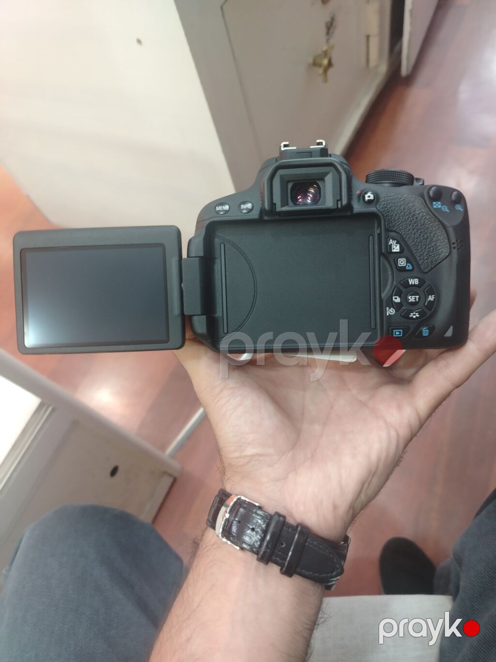 Canon EOS 700D Dslr fotoaparat + Canon EF-S 18-55mm IS II obyektiv — Fotoaparat, Bakı (4)
