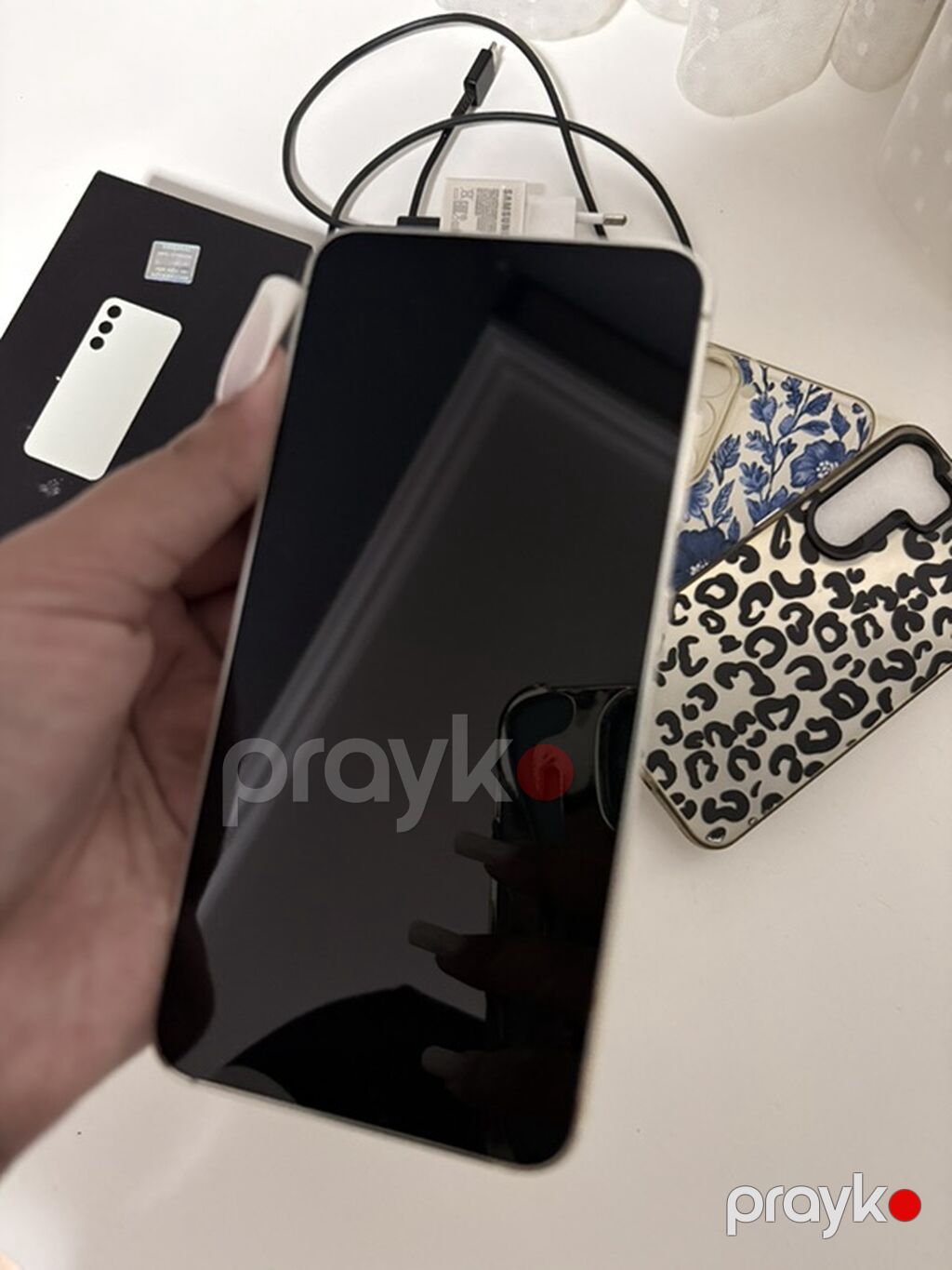 Samsung Galaxy S23, rəng - Ağ, Barmaq izi, İki sim kartlı — Samsung, Bakı (3)