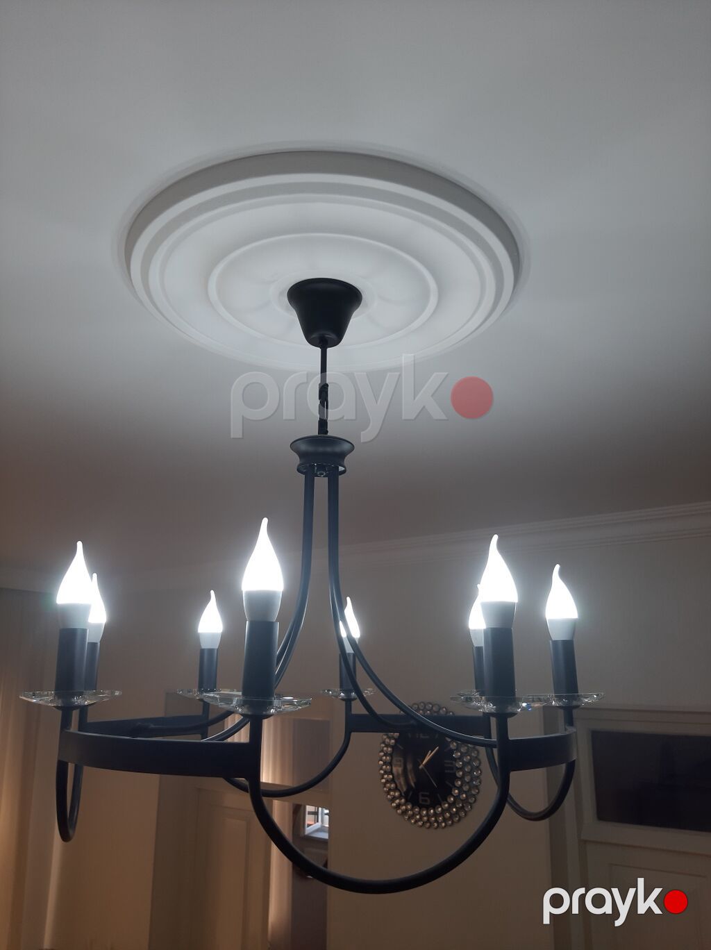 Çılçıraq, 8 lampa, Metal — Tavan is?qlar? v? cilc?raqlar, Gəncə (10)