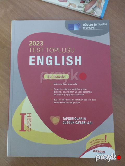İngilis dili Testlər 11-ci sinif, DİM, 1-ci hissə, 2023 il — Bakı