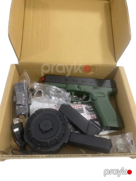 Oyuncaq tapança Glock 19, yaşıl — Mallar, Bakı (2)