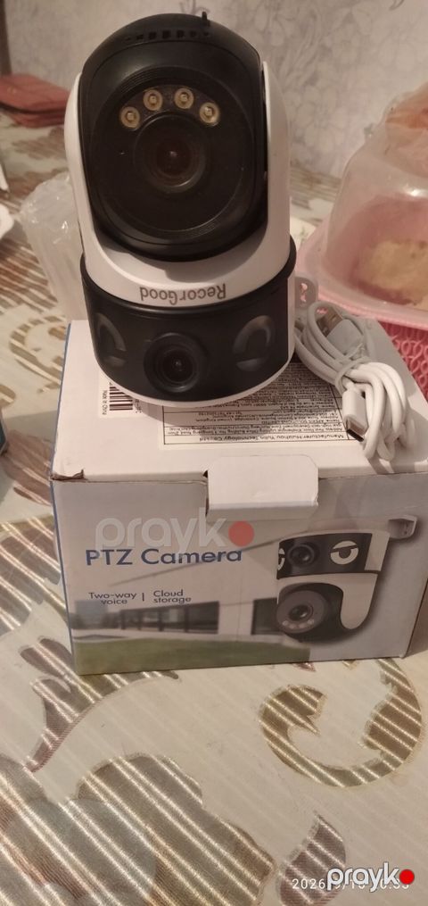 PTZ təhlükəsizlik kamerası və AC ox fanı (birlikdə) 1) PTZ Camera — Gəncə