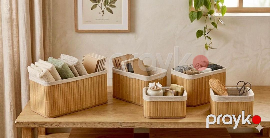 Səbət dəsti 6679, bambuk, 5 əd — Mallar, Bakı (2)