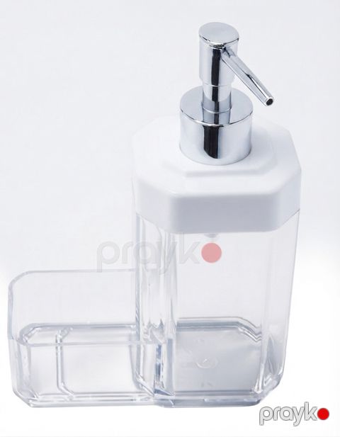 Dispenser No brand, 500 ml, Plastik, Ağ, Şəffaf — Bakı