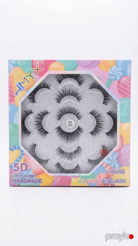 Süni kirpiklər Hmyx, 5D, qara, 5 mm — Bakı