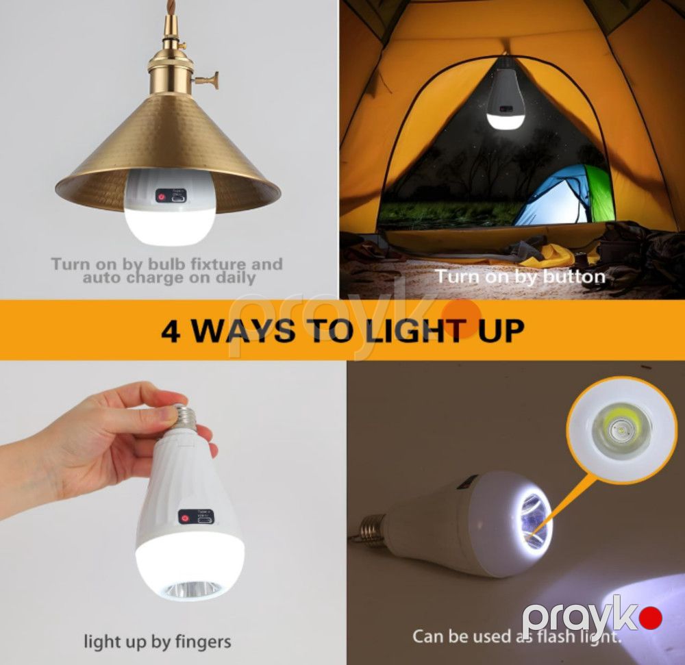 LED lampa, 20W/5V, Type-C, doldurula bilən — Mallar, Bakı (3)