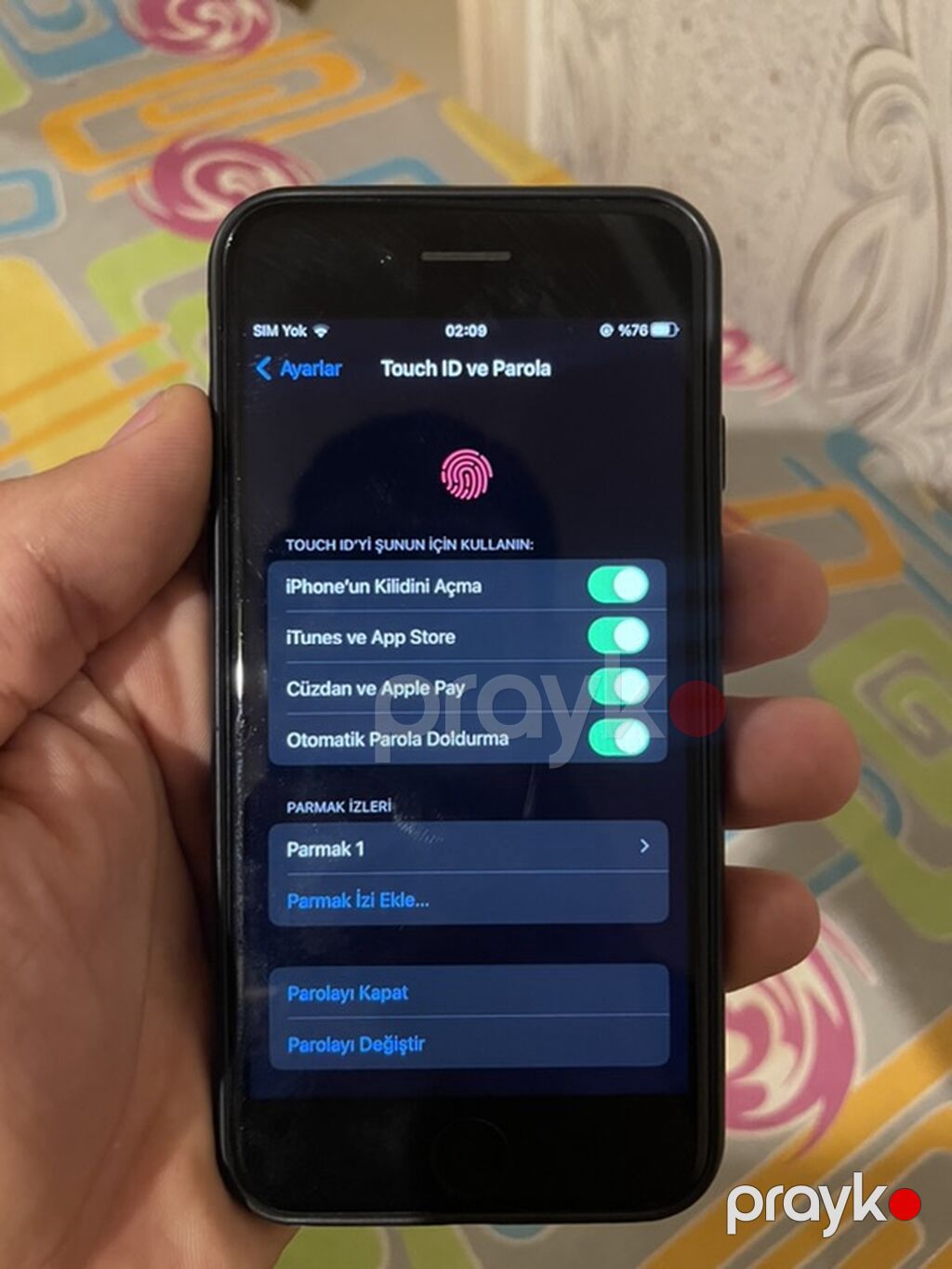 IPhone 8, 64 GB, Qara, Barmaq izi — Apple iPhone, Şamaxı (3)