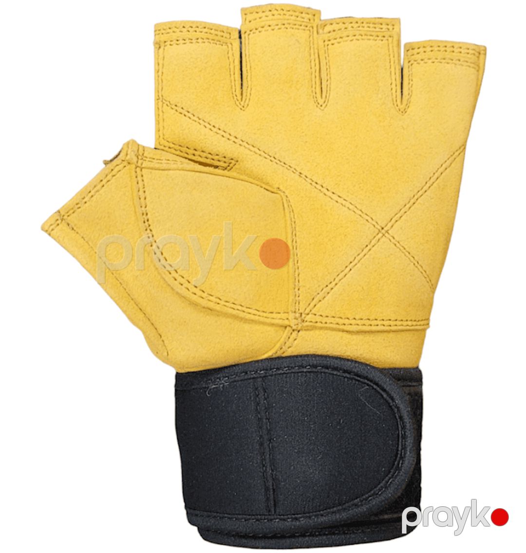 Məşq üçün əlcəklər 808 WS0385, qara/sarı — Mallar, Bakı (3)