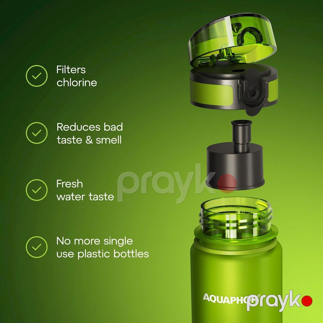 İdman su qabı Akvafor 500 ml, yaşıl — Mallar, Bakı (3)