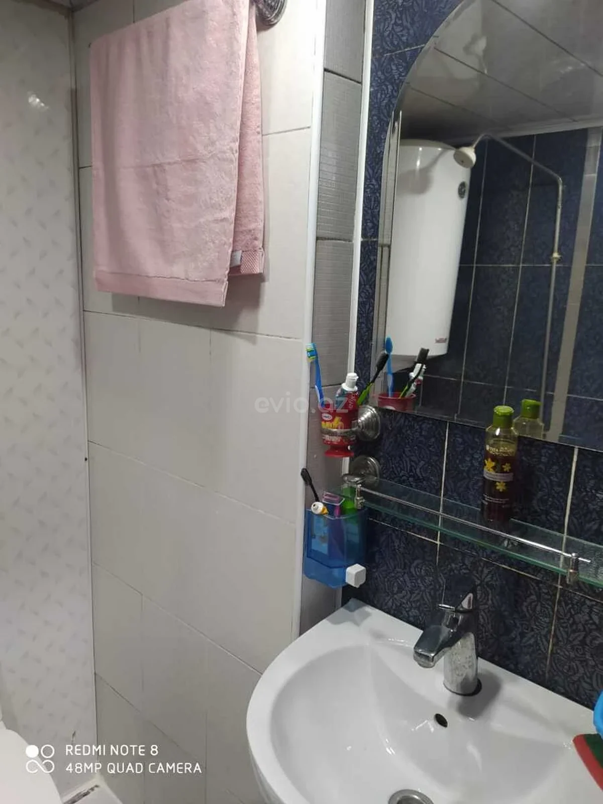 3 otaqlı orta təmirli mənzil satılır Həzi Aslanov qəsəbəsində — Mənzil, Bakı (9)