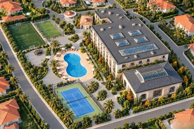 Satılır 5 otaqlı Mənzil Yeni tikili 136 m² Bakı, Abşeron r., Masazır — Mənzil, Bakı (2)