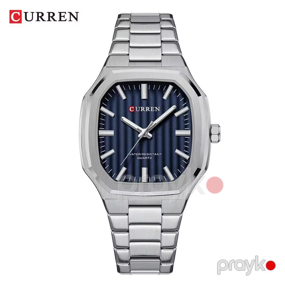 Qol saatı kişilər üçün Curren 8458 Silver/Blue — Mallar, Bakı