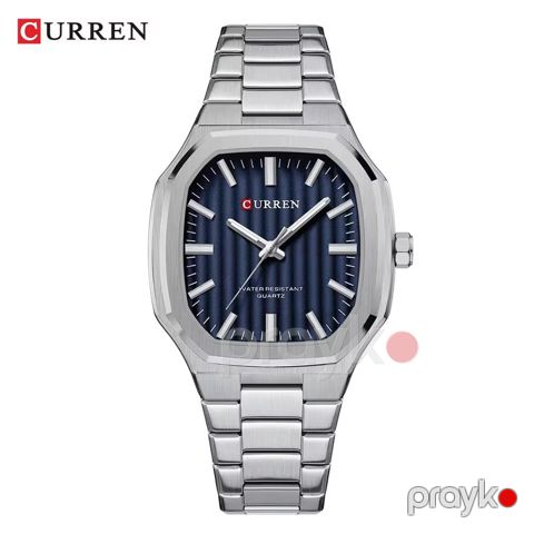 Qol saatı kişilər üçün Curren 8458 Silver/Blue — Bakı