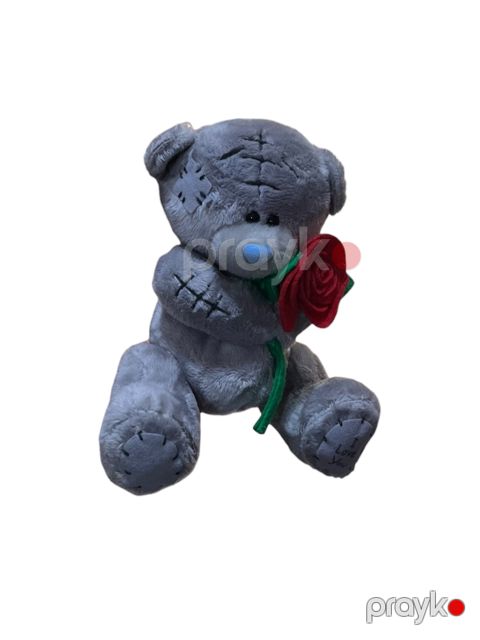 Yumşaq oyuncaq FSY-12167, peluş, qırmızı/boz, 10 sm — Bakı