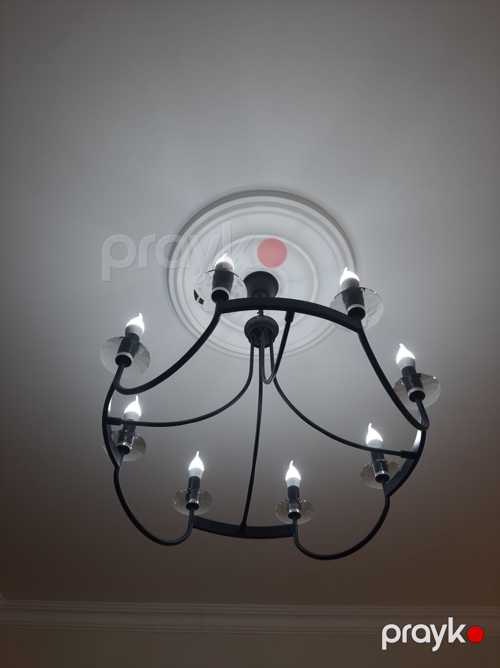 Çılçıraq, 8 lampa, Metal — Tavan is?qlar? v? cilc?raqlar, Gəncə (4)