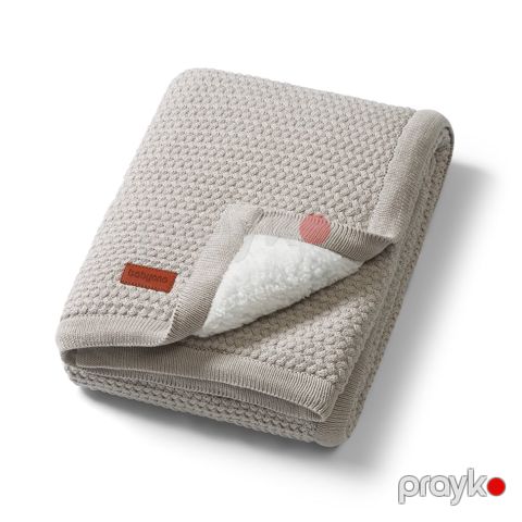 Yorğan uşaqlar üçün Babyono 1658, bej, pambıq/flis, 75x100 sm — Bakı
