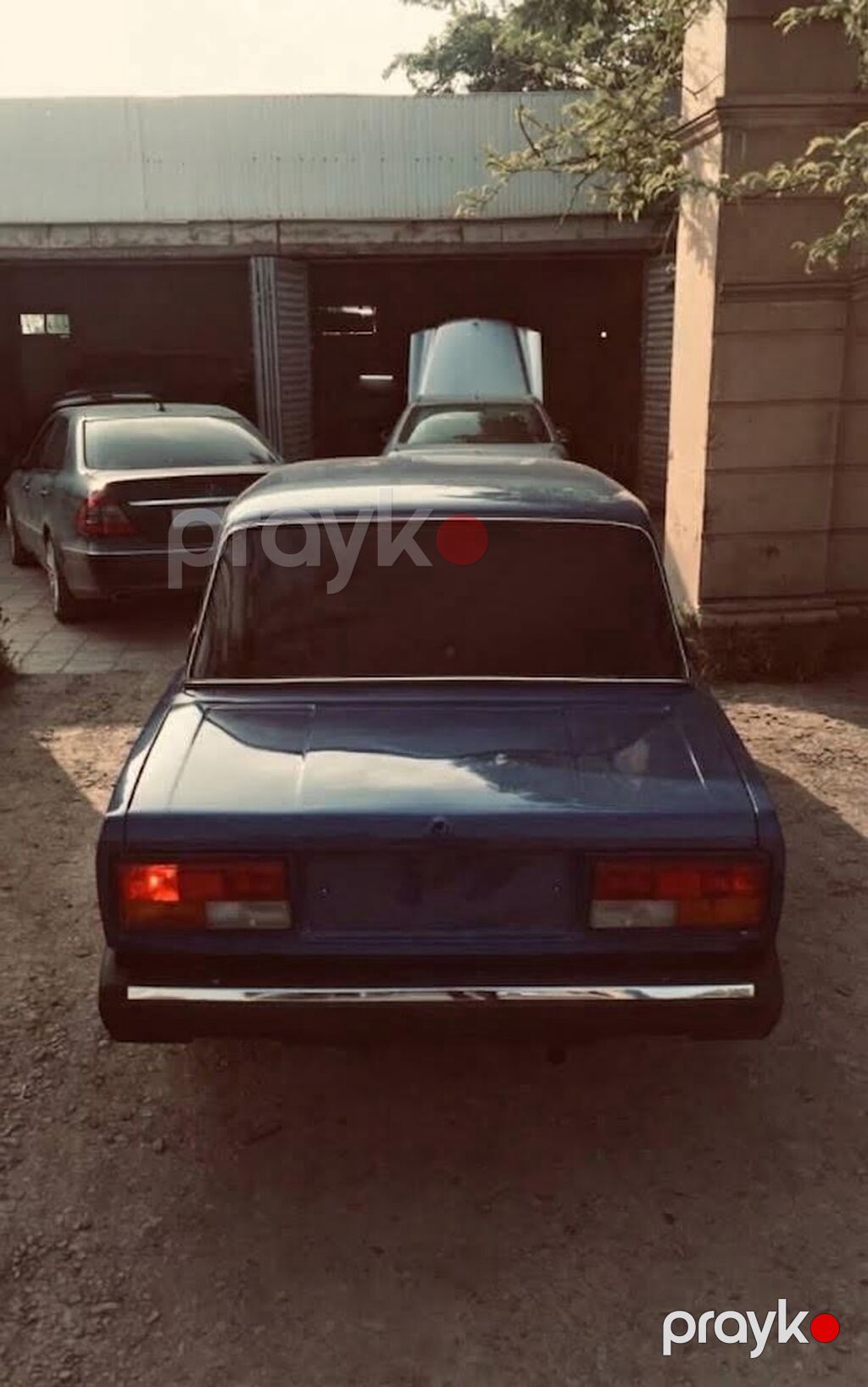 VAZ 2107, dördqapılı sedan, tünd mavi rəng. - Kuzov: klassik “07” — Avtomobillər, Salyan (9)