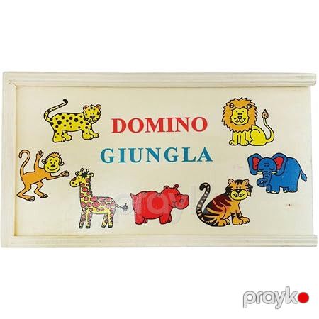 Öyrədici oyun domino Jungle, taxta, 2+ yaş — Bakı