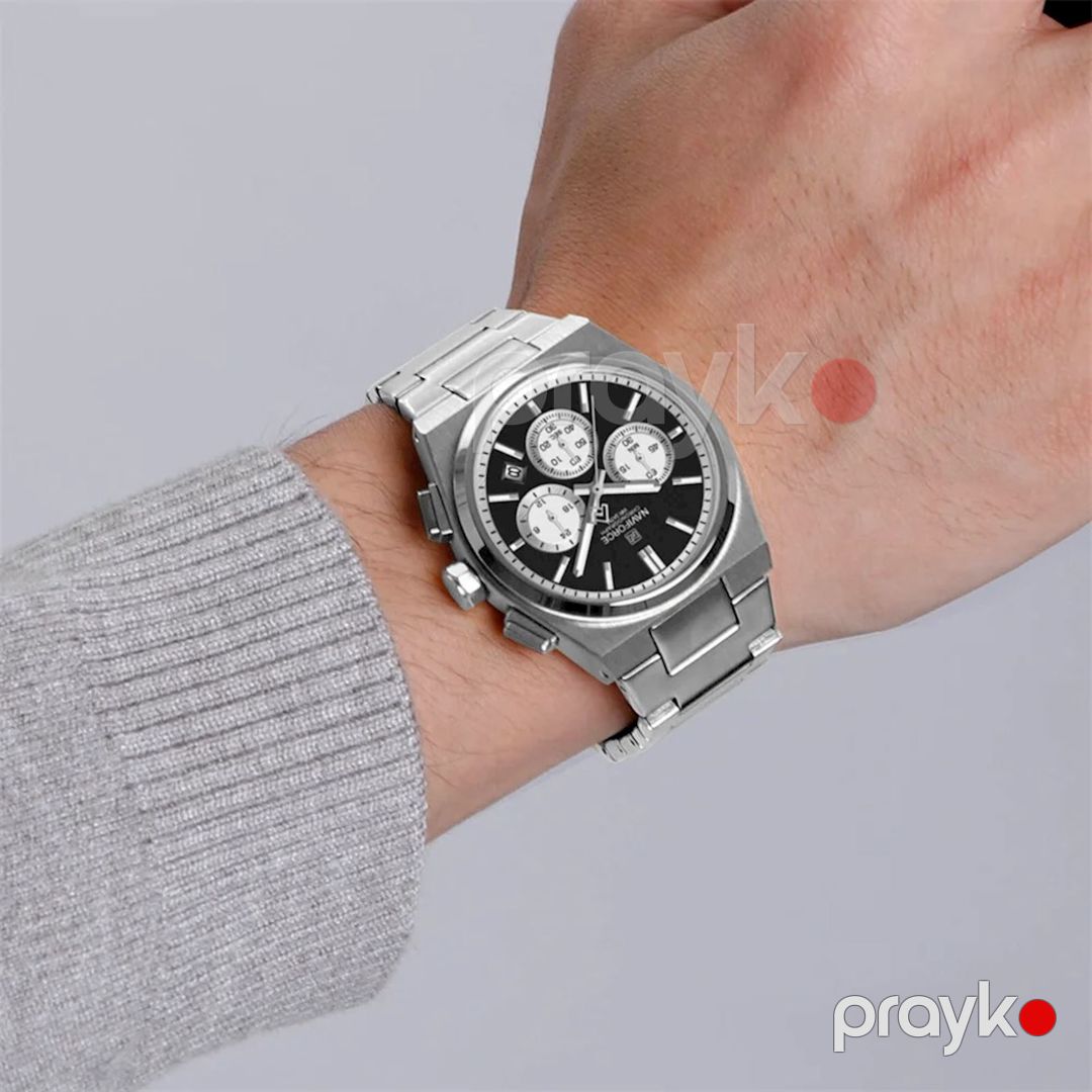Qol saatı kişilər üçün NaviForce NF8048 Silver Black — Mallar, Bakı (3)