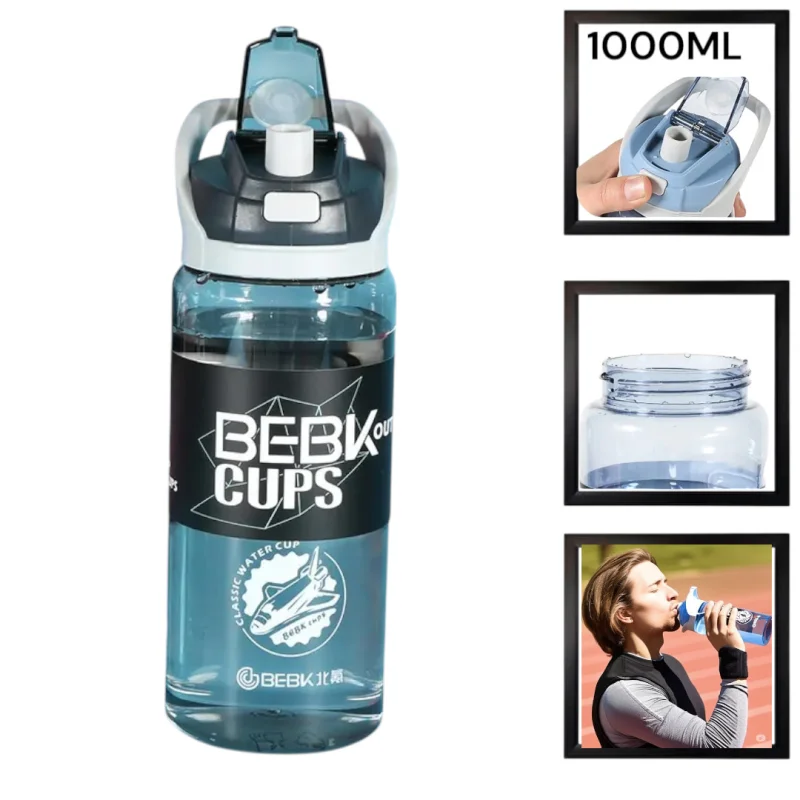 İdman su qabı Bebk Cups WS1305, 1000 ml — Bakı