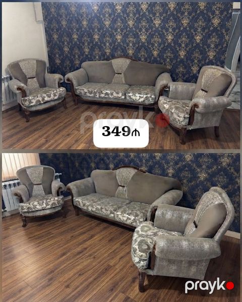 İşlənmiş, Divan, 2 kreslo — Bakı
