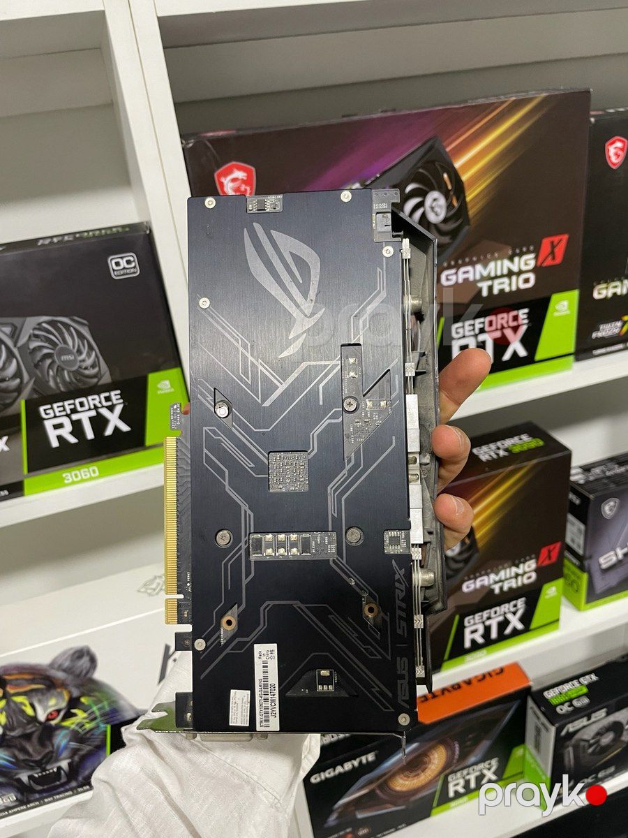 Video kart Asus Rog Strixx GTX1050Ti 4GB — Kompüterlər və noutbuklar, Bakı (3)