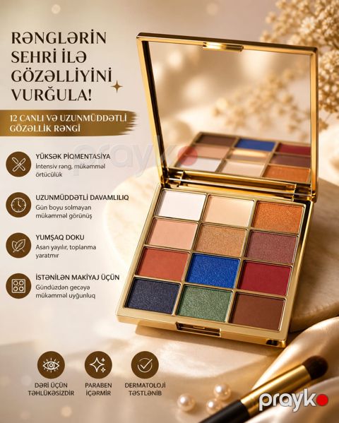 Ten paleti Hudapro, 12 çalar, mat — Bakı