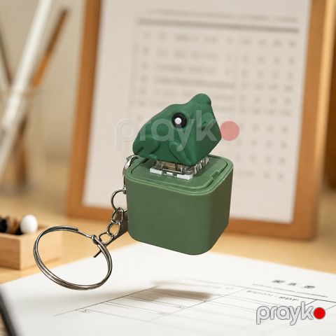 Brelok Tree Frog Pop-Up Frog Yaşıl Plastik 4.5 mm — Bakı