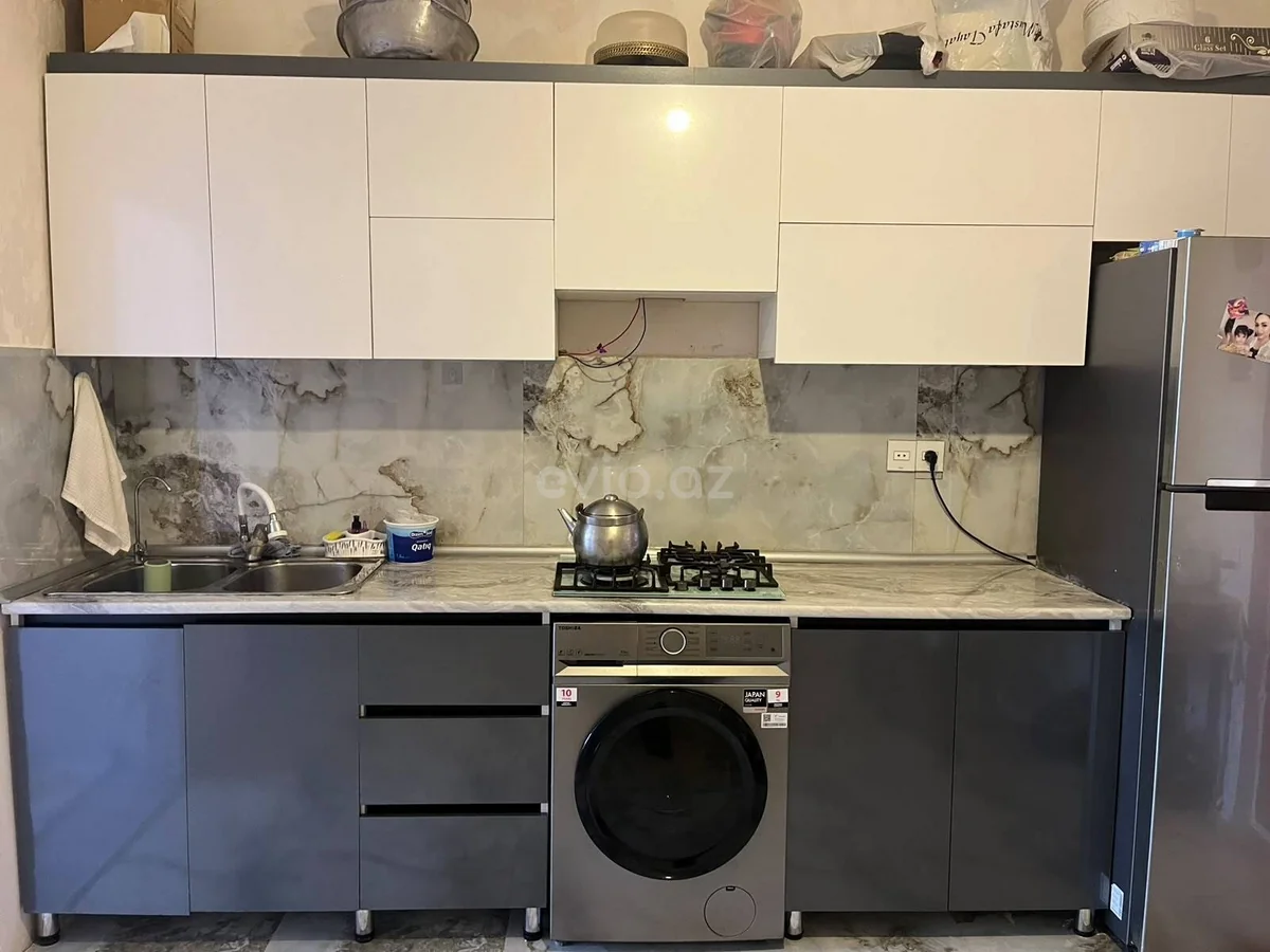 3 otaqlı tam təmirli mənzil satılır Bakıxanov qəsəbəsində — Mənzil, Bakı (11)