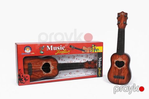 Musiqili oyuncaq gitara 33163980, taxta, qəhvəyi — Bakı