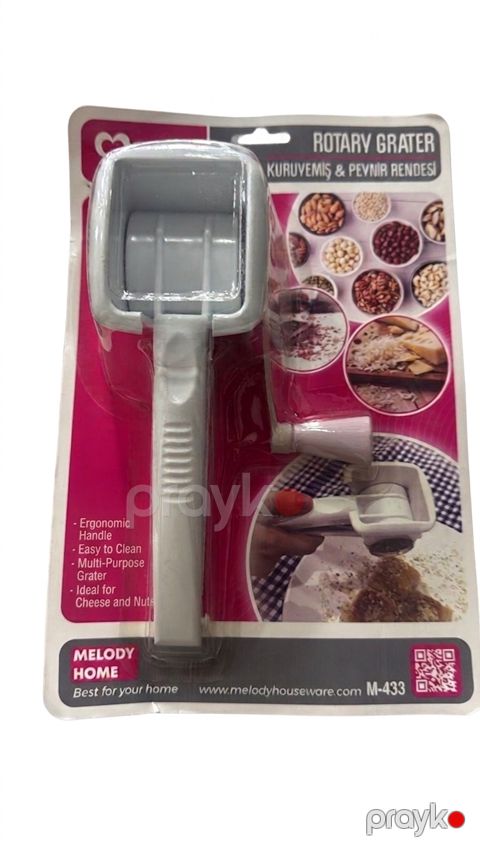 Pendir və qoz üçün sürtkəc Melody Home M-433, boz, 20x5 sm — Bakı