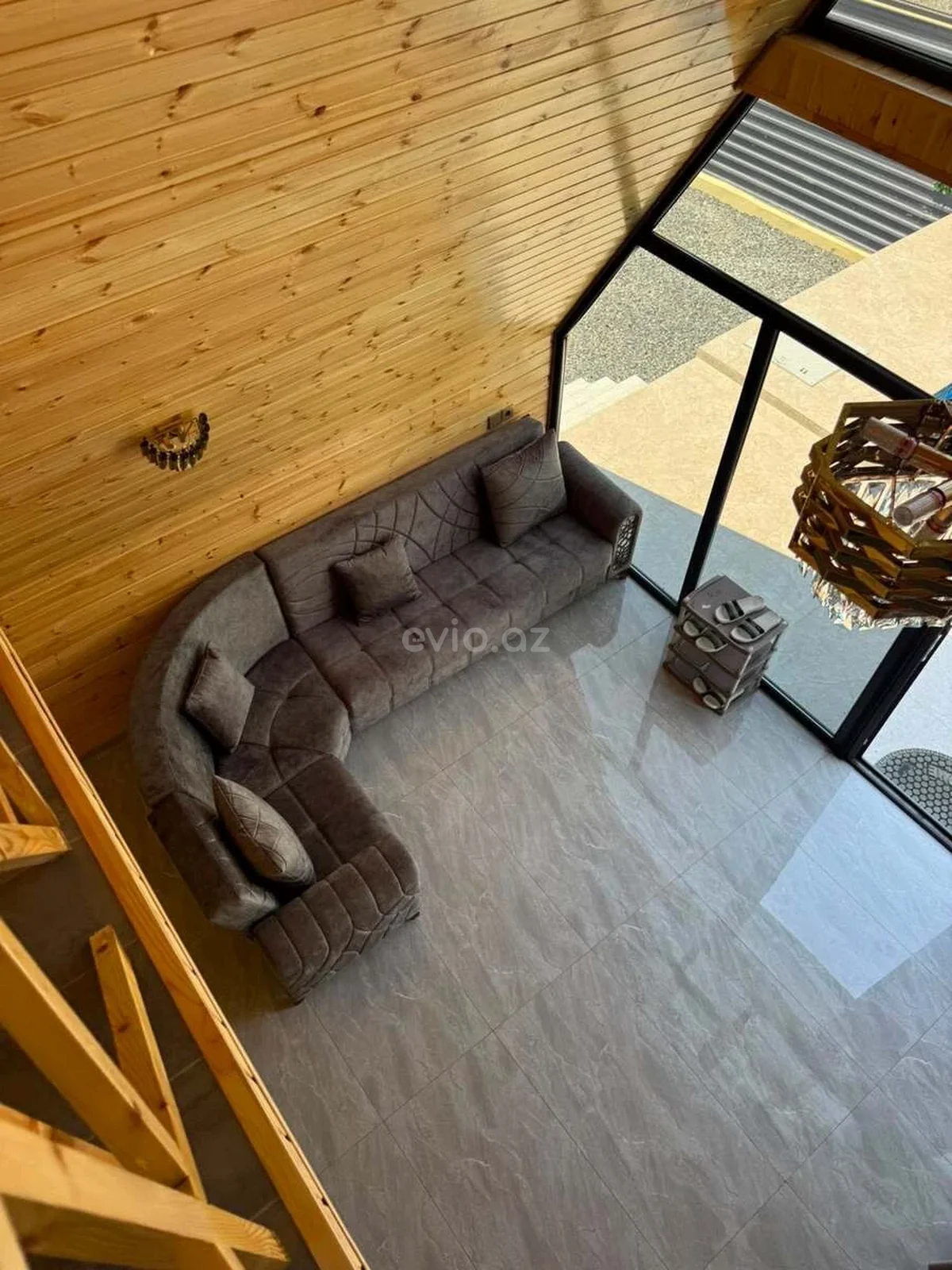 Kirayə 2 otaqlı A-frame Qəbələdə — Ev, villa, Qəbələ (6)