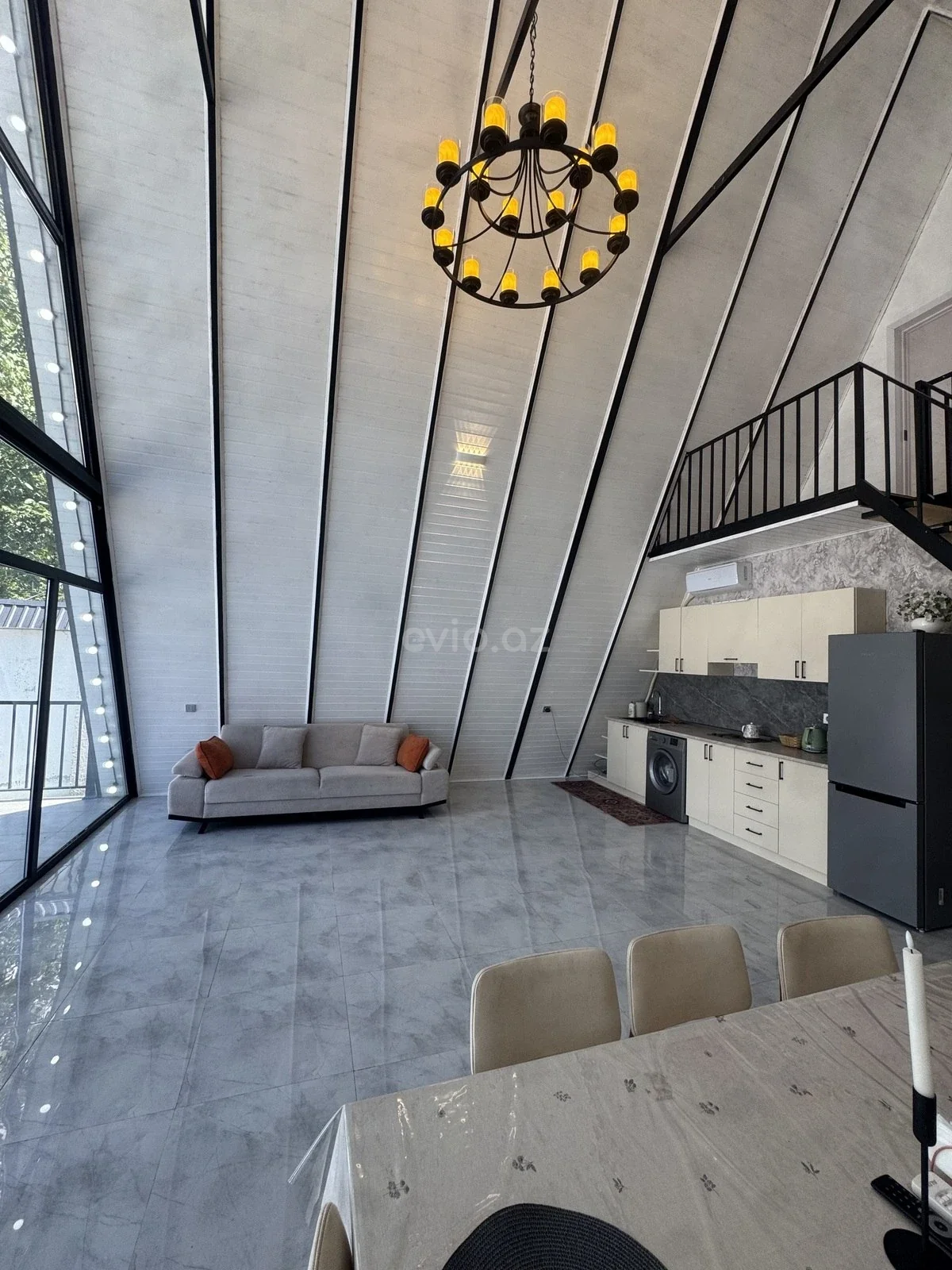 Kirayə 3 otaqlı A-frame Qəbələdə — Ev, villa, Qəbələ (3)