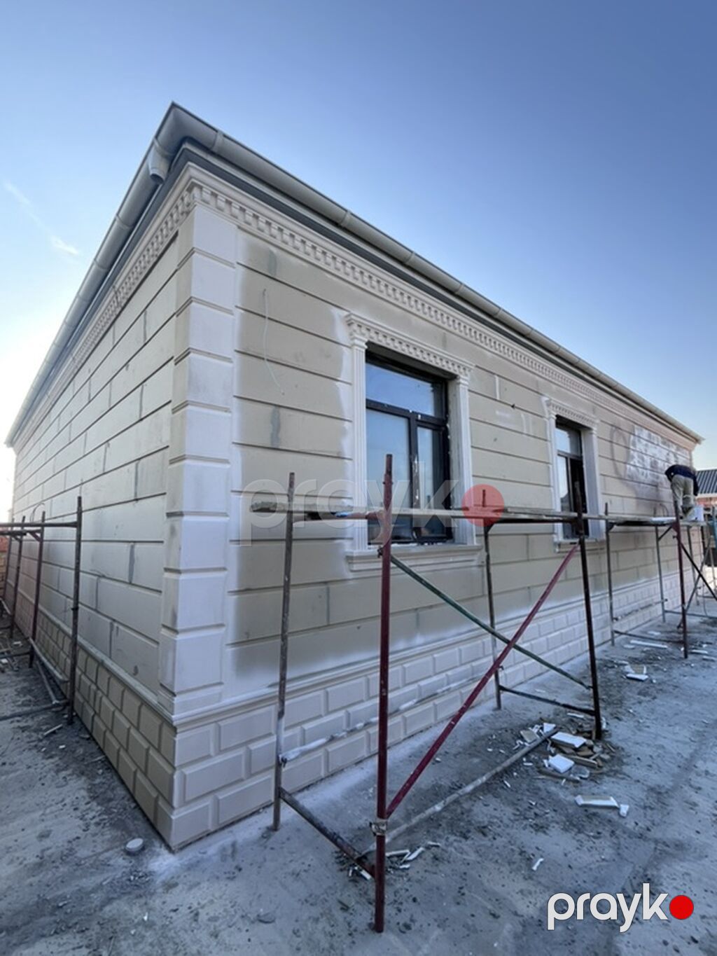 Fasad üçün Termo Aqlayı hər növ çeşidləru usta dzayn xidməti — Pərdələr, kornişlər, jalüzilər, Xırdalan (3)