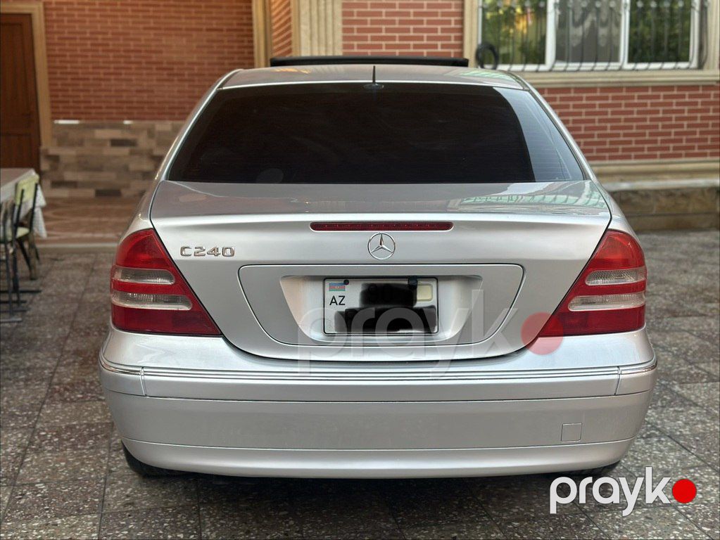 Mercedes C 240, 2.6 L, 2002 il, 200 000 km — Avtomobillər, Bakı (10)