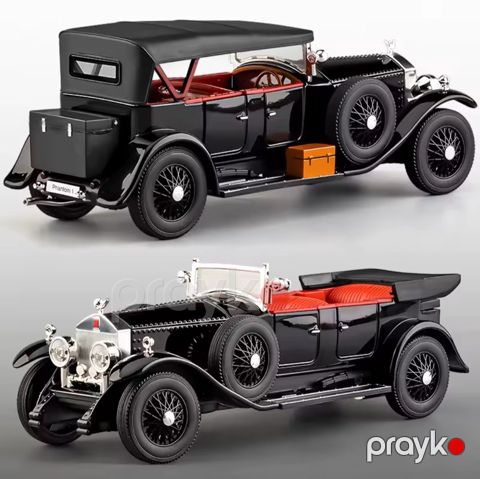 Maşın 1:24 Rolls Royce Phantom 1925 F35-457, qara, 20x7.5x6 sm — Bakı