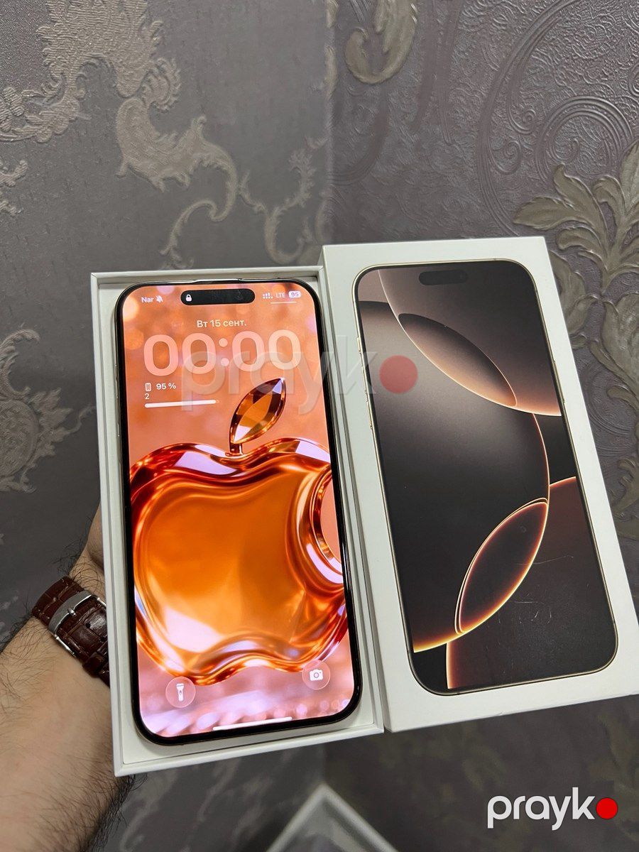 Apple iPhone 16 Pro Max Desert Titanium 256GB/8GB — Smartfonlar, Bakı (2)