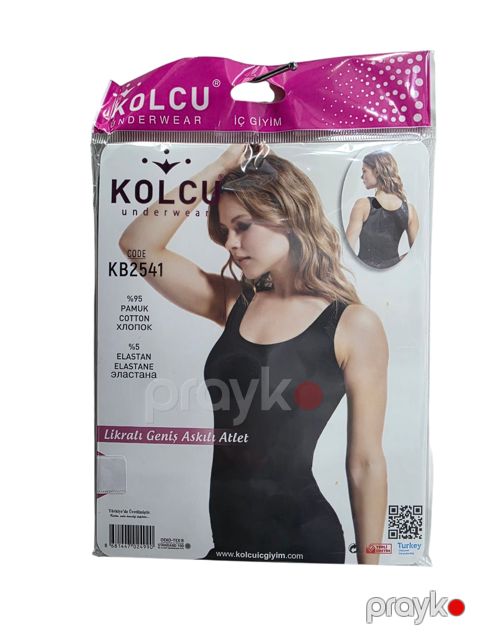 Mayka qadınlar üçün 2541, pambıq/elastan, qara, ölçü 2XL — Bakı