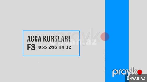 Acca F3 kursu — Bakı