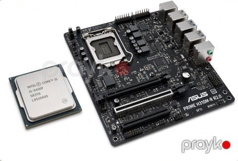 Ana plata + processor + fan — Bakı