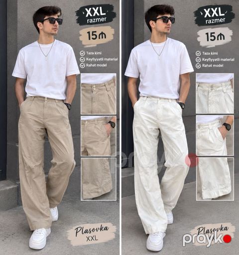 Məhsul: Kişi plasovka şalvar Ölçü: XXL Qiymət: 15 (şəkildə — Bakı