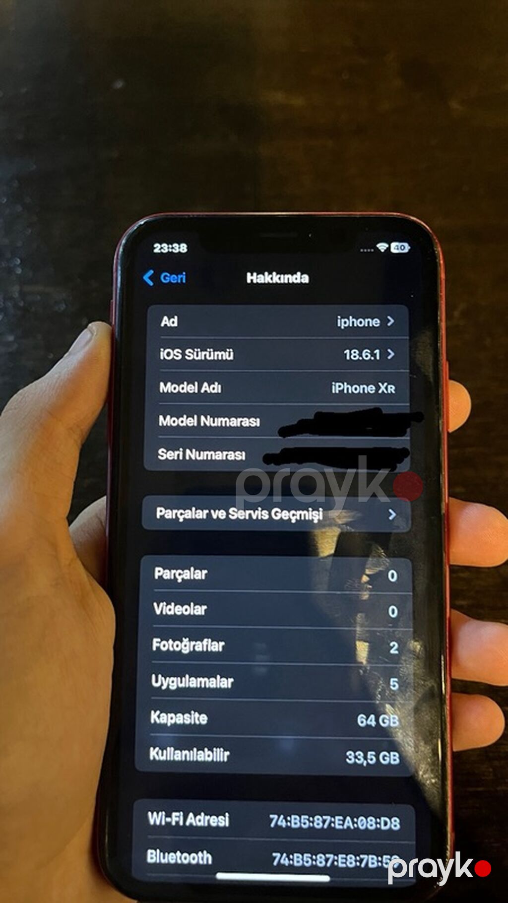 IPhone Xr, Qırmızı, Qırıq, Face ID — Apple iPhone, Sumqayıt (8)