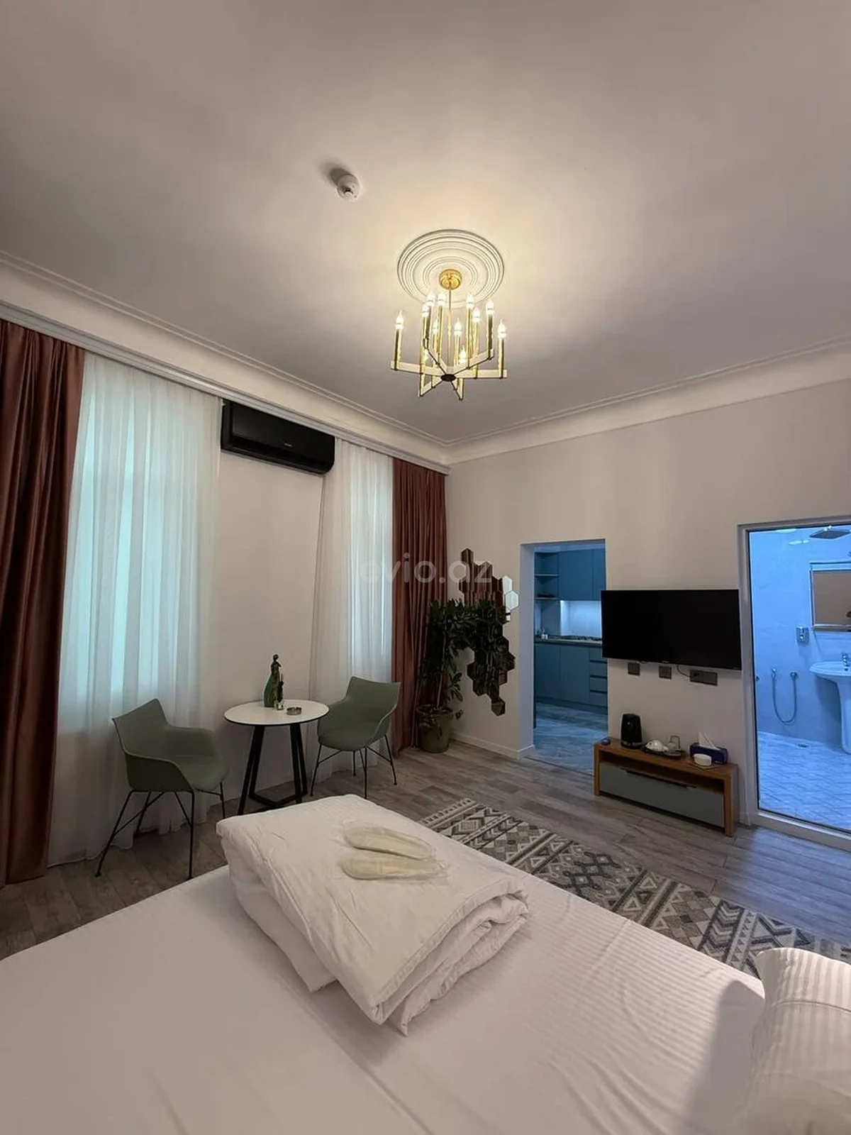 Kirayə 1 otaqlı mənzil Bayıl qəsəbəsində — Mənzil, Bakı (4)