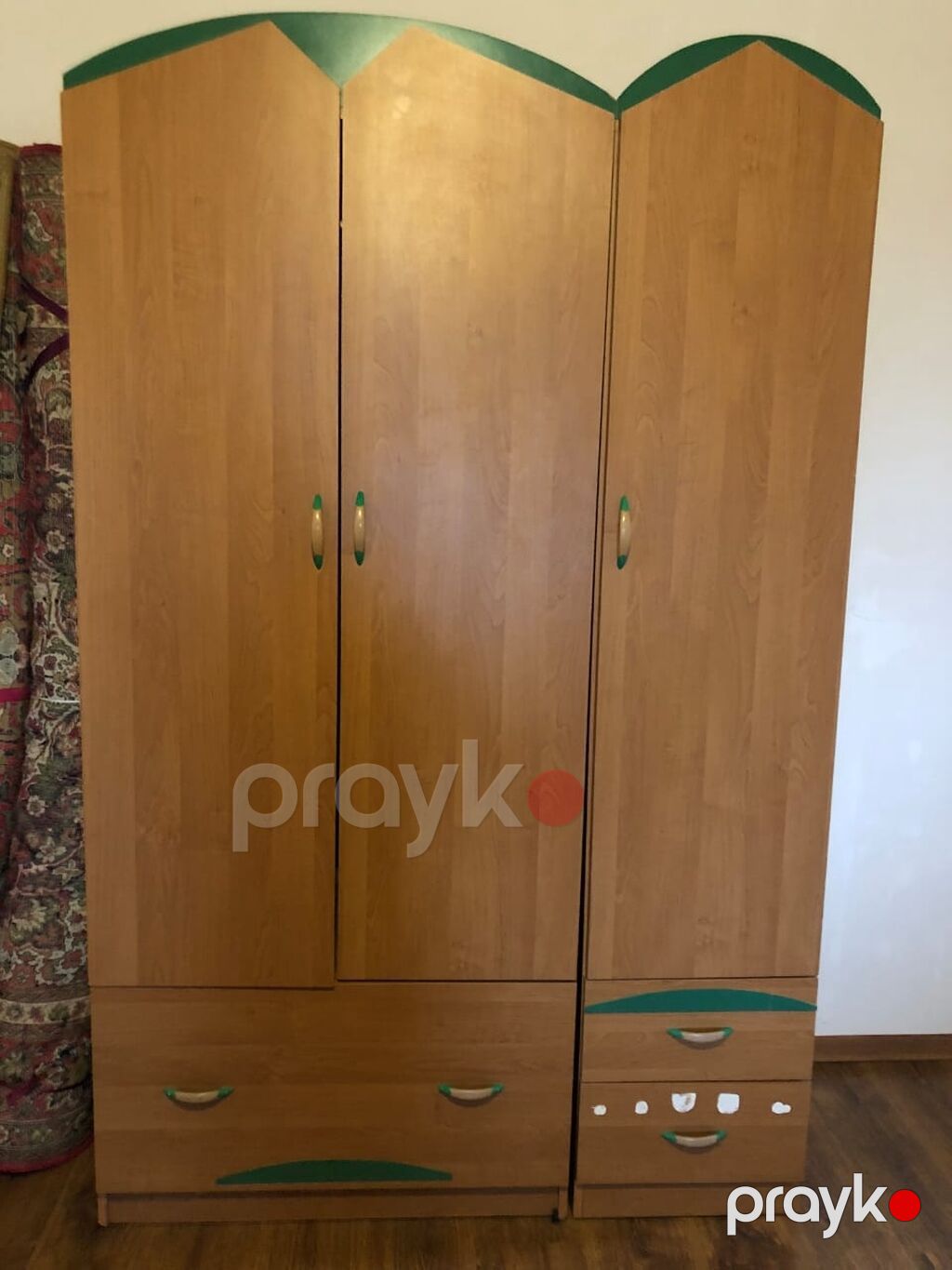 Uşaq/yataq otağı üçün dəst dolab Tərkibi və quruluşu: - 3 qapılı əsas — Uşaq mebeli dəstləri, Bakı (3)