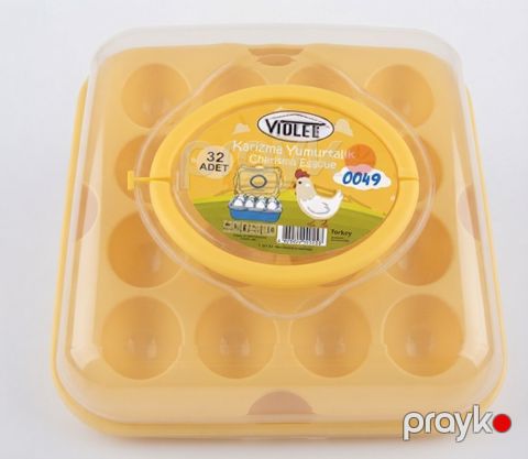 Yumurta saxlama qabı No brand, Düzbucaq, 38x38 ml, Plastik — Bakı