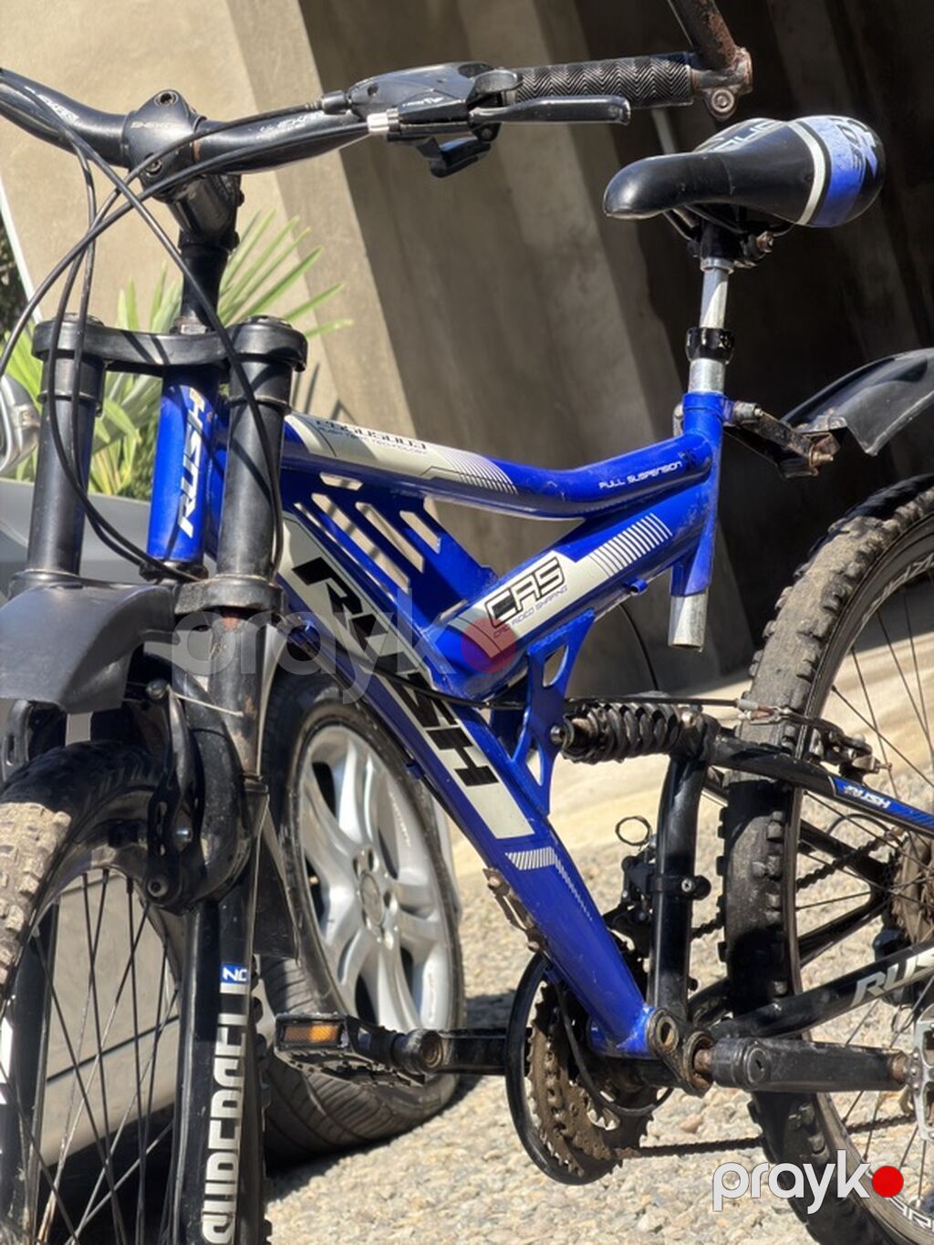 Rush CAS Full Suspension dağ velosipedi - Korpus: möhkəm polad şassi — Dağ velosipedləri, Lənkəran (3)