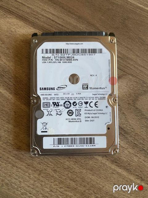 Samsung 1TB hard disk 2.5" Yeni kimi - Model: Samsung - Tutum: 1000