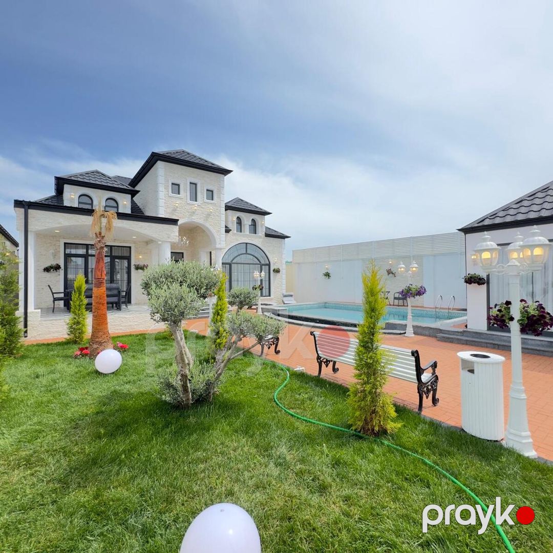 Satılır 5 otaqlı həyət evi/bağ evi 350 m² — Ev, villa, Bakı (4)
