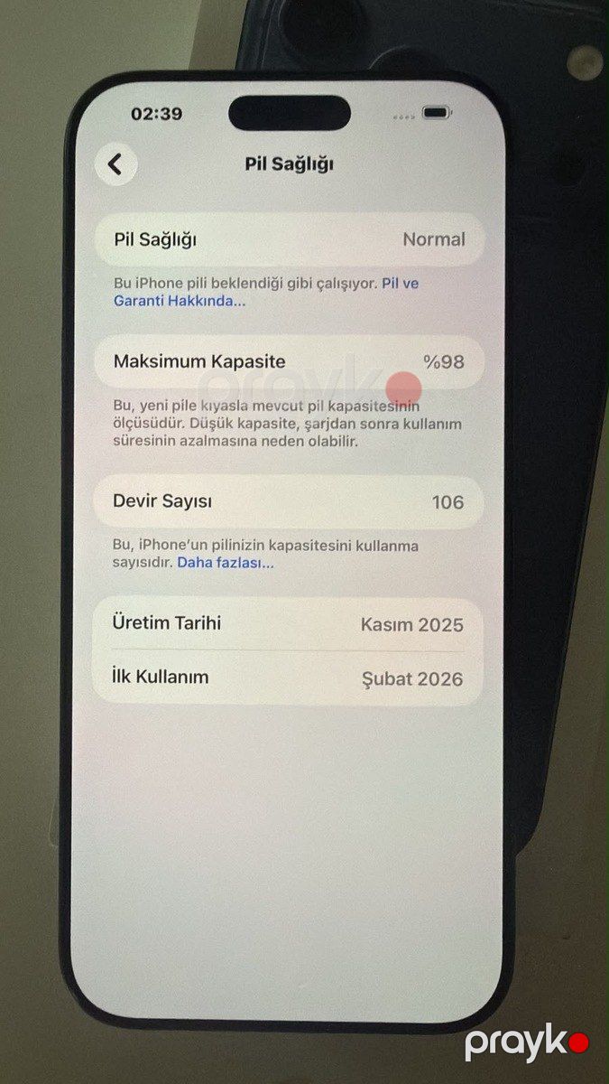 Apple iPhone 17 Pro Max Deep Blue 256GB/12GB — Smartfonlar, Bakı (5)